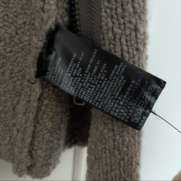 Taupe Asymmetrical Knit Vest - Picture 7 of 13